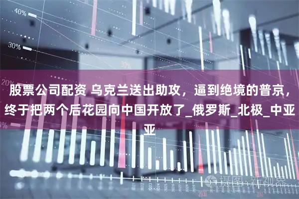 股票公司配资 乌克兰送出助攻，逼到绝境的普京，终于把两个后花园向中国开放了_俄罗斯_北极_中亚